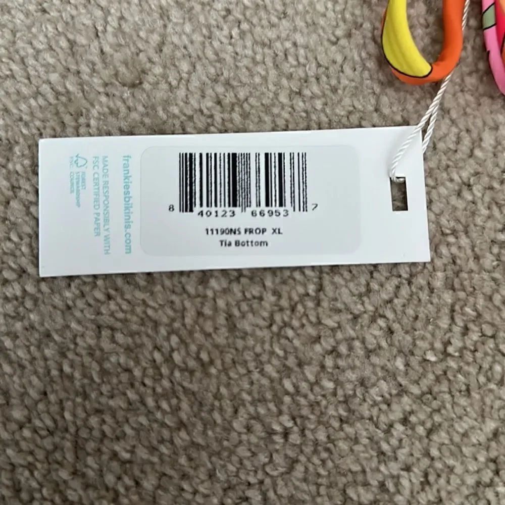 Frankie’s Bikinis XL NWT Bikini Bottom